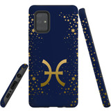 For Samsung Galaxy A71 4G Case, Tough Protective Back Cover, Pisces Sign | Protective Cases | iCoverLover.com.au