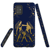 For Samsung Galaxy A51 5G Case, Tough Protective Back Cover, Gemini Drawing | Protective Cases | iCoverLover.com.au