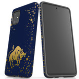 For Samsung Galaxy A51 5G/4G, A71 5G/4G, A90 5G Case, Tough Protective Back Cover, Taurus Drawing | Protective Cases | iCoverLover.com.au