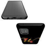 For Samsung Galaxy A51 5G/4G, A71 5G/4G, A90 5G Case, Tough Protective Back Cover, Embellished Letter W | Protective Cases | iCoverLover.com.au
