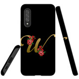 For Samsung Galaxy A90 5G Case, Tough Protective Back Cover, Embellished Letter W | Protective Cases | iCoverLover.com.au
