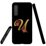 For Samsung Galaxy A90 5G Case, Tough Protective Back Cover, Embellished Letter U | Protective Cases | iCoverLover.com.au
