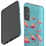 For Samsung Galaxy A51 5G/4G, A71 5G/4G, A90 5G Case, Tough Protective Back Cover, Flamingoes | Protective Cases | iCoverLover.com.au