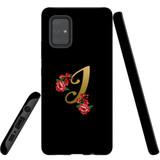 For Samsung Galaxy A71 5G Case, Tough Protective Back Cover, Embellished Letter I | Protective Cases | iCoverLover.com.au