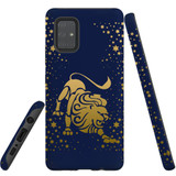 For Samsung Galaxy A71 4G Case, Tough Protective Back Cover, Leo Drawing | Protective Cases | iCoverLover.com.au