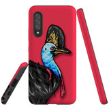 For Samsung Galaxy A90 5G Case, Tough Protective Back Cover, Cassowary Portrait | Protective Cases | iCoverLover.com.au