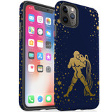 For iPhone 14 Pro Max/14 Pro/14 and older Case, Protective Back Cover, Aquarius Drawing | Shockproof Cases | iCoverLover.com.au