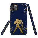 For iPhone 11 Pro Case, Tough Protective Back Cover, Aquarius Drawing | Protective Cases | iCoverLover.com.au