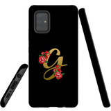 For Samsung Galaxy A71 5G Case, Tough Protective Back Cover, Embellished Letter G | Protective Cases | iCoverLover.com.au