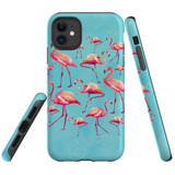 For iPhone 11 Case, Tough Protective Back Cover, Flamingoes | Protective Cases | iCoverLover.com.au