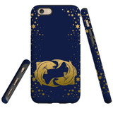 For iPhone 6 & 6S Case, Tough Protective Back Cover, Pisces Drawing | Protective Cases | iCoverLover.com.au