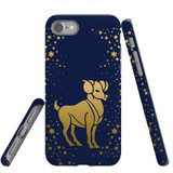 For iPhone SE 5G (2022), SE (2020) / 8 / 7 Case, Tough Protective Back Cover, Aries Drawing | Protective Cases | iCoverLover.com.au