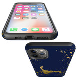 For iPhone 14 Pro Max/14 Pro/14 and older Case, Protective Back Cover, Scorpio Drawing | Shockproof Cases | iCoverLover.com.au