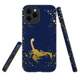 For iPhone 12 / 12 Pro Case, Tough Protective Back Cover, Scorpio Drawing | Protective Cases | iCoverLover.com.au