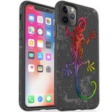 For iPhone 14 Pro Max/14 Pro/14 and older Case, Protective Back Cover, Colorful Lizard | Shockproof Cases | iCoverLover.com.au