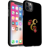 For iPhone 14 Pro Max, 14 Pro, 14 & Older Case, Protective Back Cover, Embellished Letter E | Protective Cases | iCoverLover.com.au