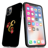 For iPhone 14 Pro Max, 14 Pro, 14 & Older Case, Protective Back Cover, Embellished Letter E | Protective Cases | iCoverLover.com.au