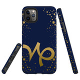 For iPhone 11 Pro Case, Tough Protective Back Cover, Capricorn Sign | Protective Cases | iCoverLover.com.au