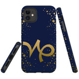 For iPhone 11 Case, Tough Protective Back Cover, Capricorn Sign | Protective Cases | iCoverLover.com.au