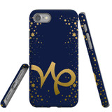 For iPhone SE 5G (2022), SE (2020) / 8 / 7 Case, Tough Protective Back Cover, Capricorn Sign | Protective Cases | iCoverLover.com.au
