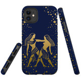 For iPhone 11 Case, Tough Protective Back Cover, Gemini Drawing | Protective Cases | iCoverLover.com.au