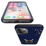 For iPhone 14 Pro Max/14 Pro/14 and older Case, Protective Back Cover, Taurus Sign | Shockproof Cases | iCoverLover.com.au