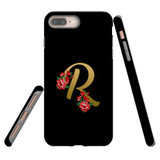For iPhone 8+ Plus/7+ Plus Case, Tough Protective Back Cover, Embellished Letter R | Protective Cases | iCoverLover.com.au