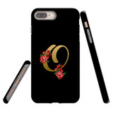 For iPhone 8+ Plus/7+ Plus Case, Tough Protective Back Cover, Embellished Letter O | Protective Cases | iCoverLover.com.au
