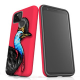 For Google Pixel 5 Case, Tough Protective Back Cover, Cassowary Portrait | Protective Cases | iCoverLover.com.au