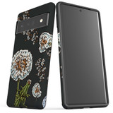 For Google Pixel 6 Pro Case Tough Protective Cover Dandelion Flowers