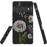 For Google Pixel 6 Pro Case Tough Protective Cover Dandelion Flowers