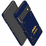 For Google Pixel 6 Pro Case Tough Protective Cover Aquarius Sign
