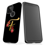 For Google Pixel 4a 5G Case, Tough Protective Back Cover, Embellished Letter F | Protective Cases | iCoverLover.com.au