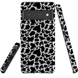 For Google Pixel 6 Pro Case Tough Protective Cover Cow Pattern