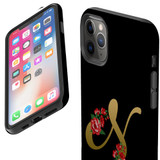 For iPhone 14 Pro Max/14 Pro/14 and older Case, Protective Back Cover, Embellished Letter N | Shockproof Cases | iCoverLover.com.au