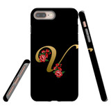 For iPhone 6 & 6S Case, Tough Protective Back Cover, Embellished Letter V | Protective Cases | iCoverLover.com.au