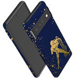 For Google Pixel 6 Pro Case Tough Protective Cover Aquarius Drawing