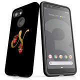 For Google Pixel 3 Case, Tough Protective Back Cover, Embellished Letter N | Protective Cases | iCoverLover.com.au