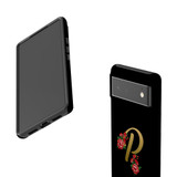 For Google Pixel 6 Case, Protective Back Cover,Embellished Letter P | Shielding Cases | iCoverLover.com.au