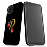 For Google Pixel 4 Case, Tough Protective Back Cover, Embellished Letter P | Protective Cases | iCoverLover.com.au