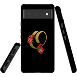 For Google Pixel 6 Case, Protective Back Cover,Embellished Letter O | Shielding Cases | iCoverLover.com.au