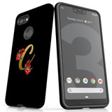 For Google Pixel 3 XL Case, Tough Protective Back Cover, Embellished Letter C | Protective Cases | iCoverLover.com.au