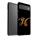 For Google Pixel 6 Case, Protective Back Cover,Embellished Letter H | Shielding Cases | iCoverLover.com.au