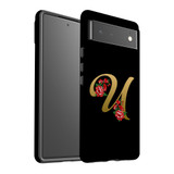 For Google Pixel 6 Case, Protective Back Cover,Embellished Letter U | Shielding Cases | iCoverLover.com.au