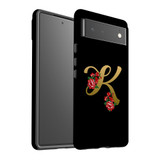 For Google Pixel 6 Case, Protective Back Cover,Embellished Letter K | Shielding Cases | iCoverLover.com.au