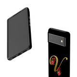 For Google Pixel 6 Case, Protective Back Cover,Embellished Letter V | Shielding Cases | iCoverLover.com.au