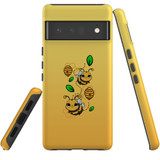 For Google Pixel 6 Pro Case Tough Protective Cover Honey Bees