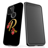 For Google Pixel 4a 5G Case, Tough Protective Back Cover, Embellished Letter R | Protective Cases | iCoverLover.com.au