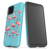 For Google Pixel 4 Case, Tough Protective Back Cover, Flamingoes | Protective Cases | iCoverLover.com.au