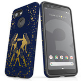 For Google Pixel 3 Case, Tough Protective Back Cover, Gemini Drawing | Protective Cases | iCoverLover.com.au